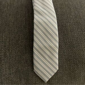 Skinny Tie Madness Mens Stripe Cotton Skinny Tie